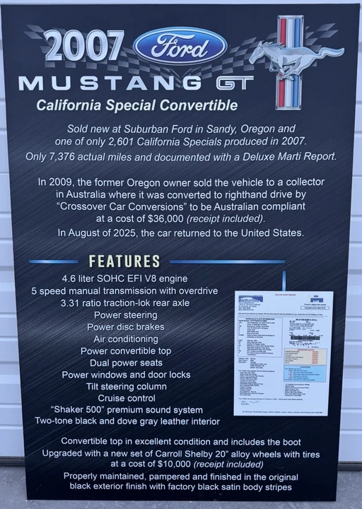 2007 Ford S197 Mustang - Image 21 of 21
