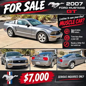 2007 Ford Mustang GT Deluxe Coupe 2D