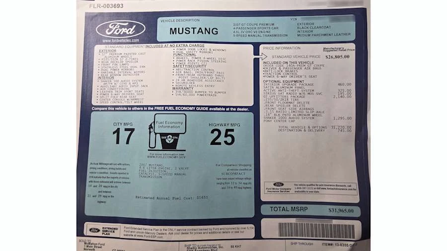 2007 Ford S197 Mustang - Image 18 of 19