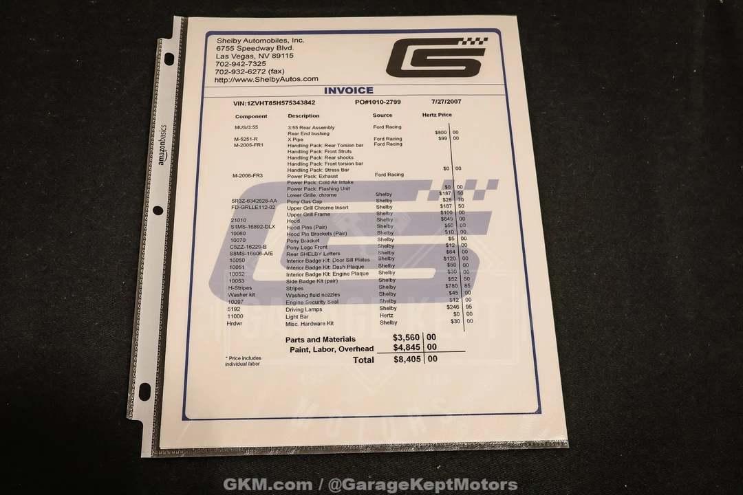 2007 Ford S197 I Shelby Mustang CS6/8 & GT & GT-H & Terlingua - Image 21 of 27