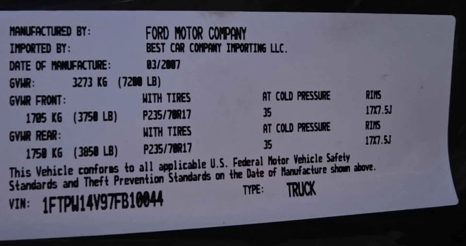 2007 Ford F-150 11th Gen - Image 11 of 12