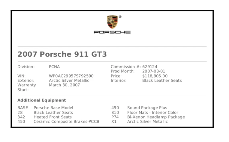 2007 Porsche 997 GT3 - Image 4 of 10