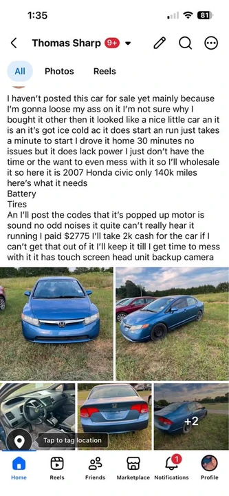 2007 Honda Civic 8th Gen - Image 7 of 7
