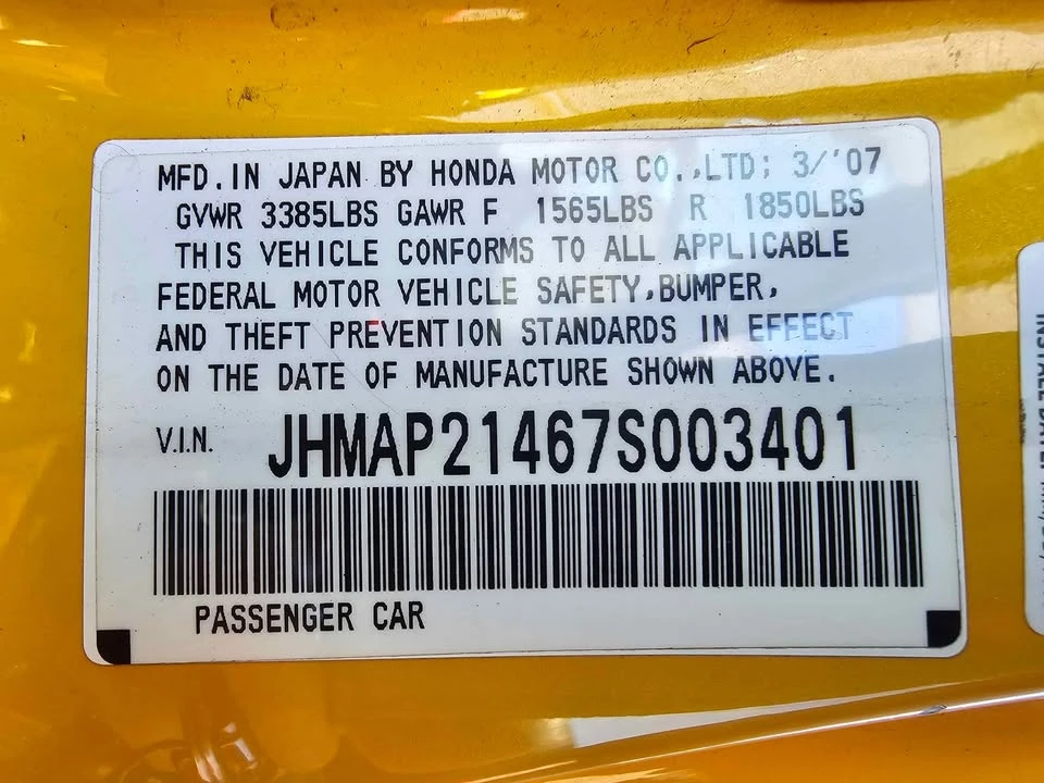 2007 Honda AP2 S2000 - Image 7 of 10