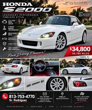 2007 Honda S2000 Convertible 2D