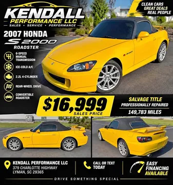 2007 Honda S2000 Convertible 2D