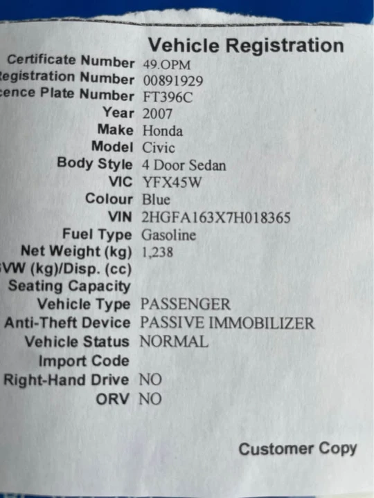 2007 Honda Civic 8th Gen - Image 18 of 20