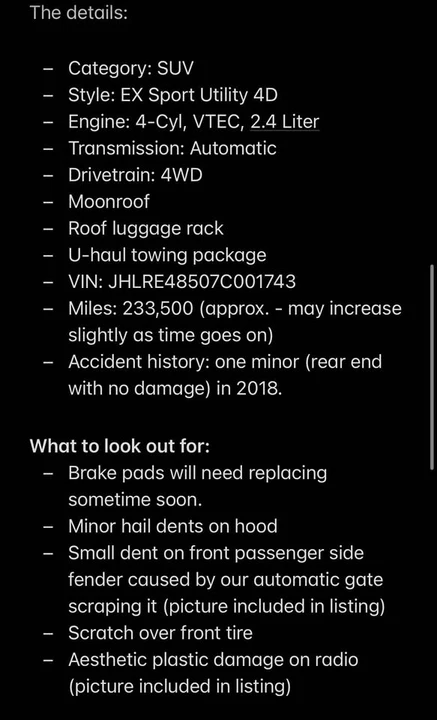 2007 Honda CR-V 3rd Gen - Image 20 of 20