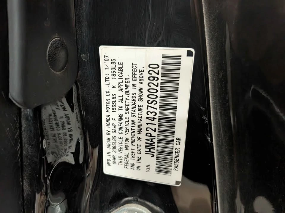 2007 Honda AP2 S2000 - Image 4 of 6