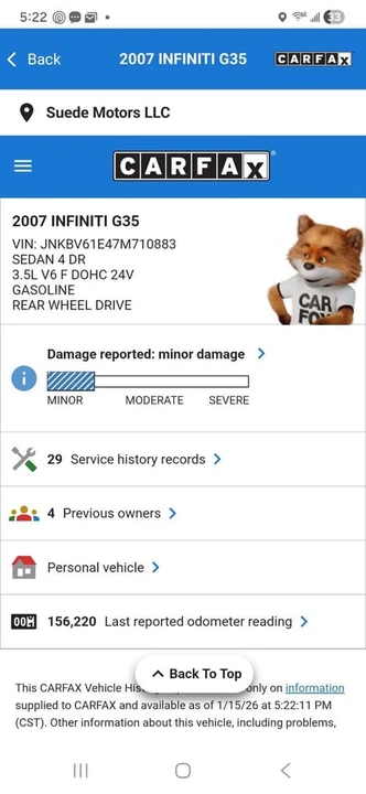 2007 Infiniti G35 4th Gen - Image 10 of 10