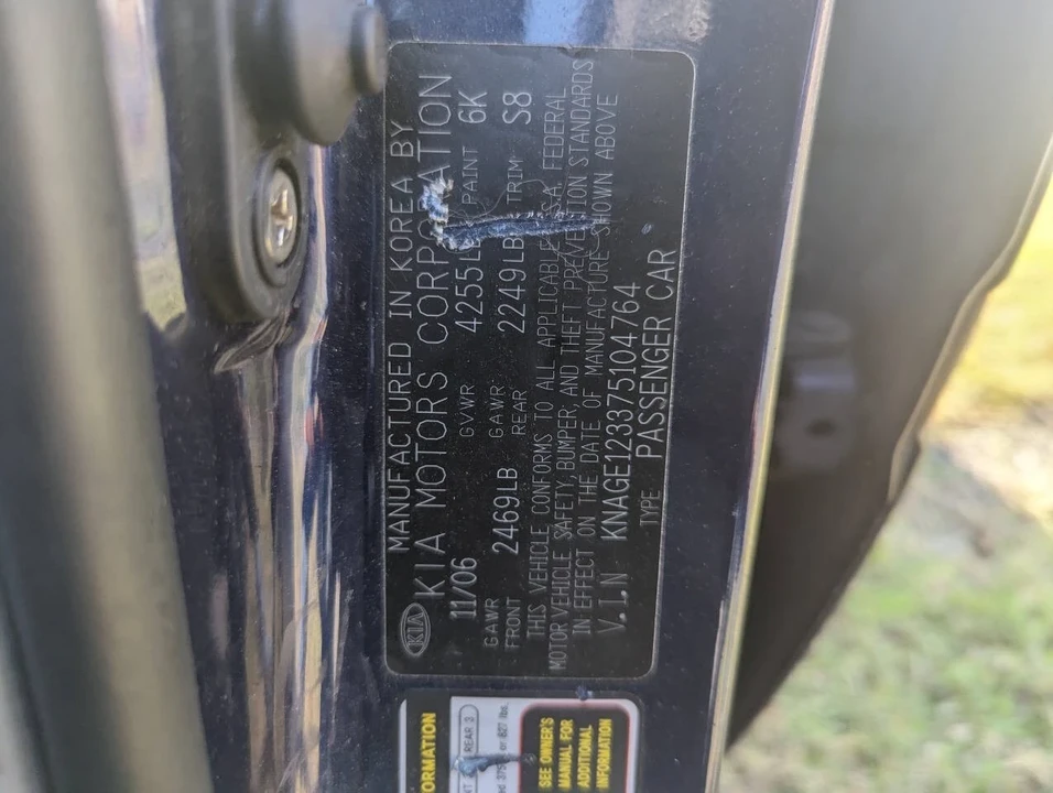 2007 Kia Optima/K5 - Image 20 of 21