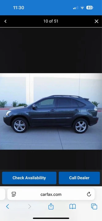 2007 Lexus RX 2nd Gen - Image 4 of 5
