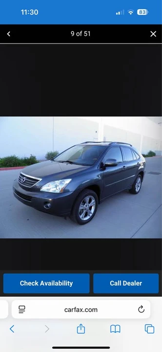 2007 Lexus RX 2nd Gen - Image 3 of 5