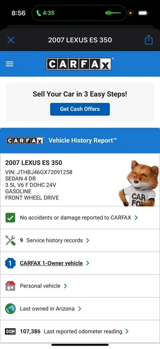 2007 Lexus ES 5th Gen - Image 10 of 10