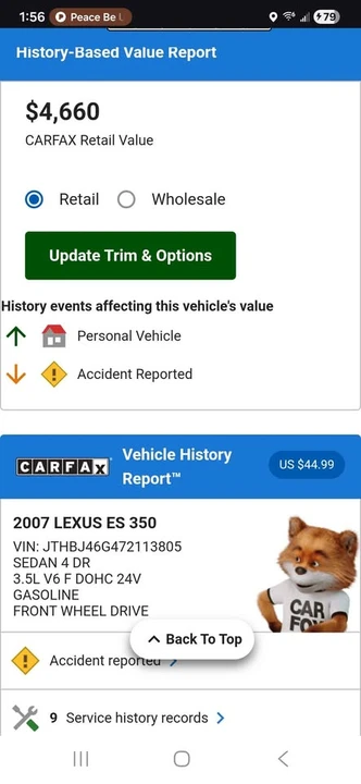 2007 Lexus ES 5th Gen - Image 18 of 18