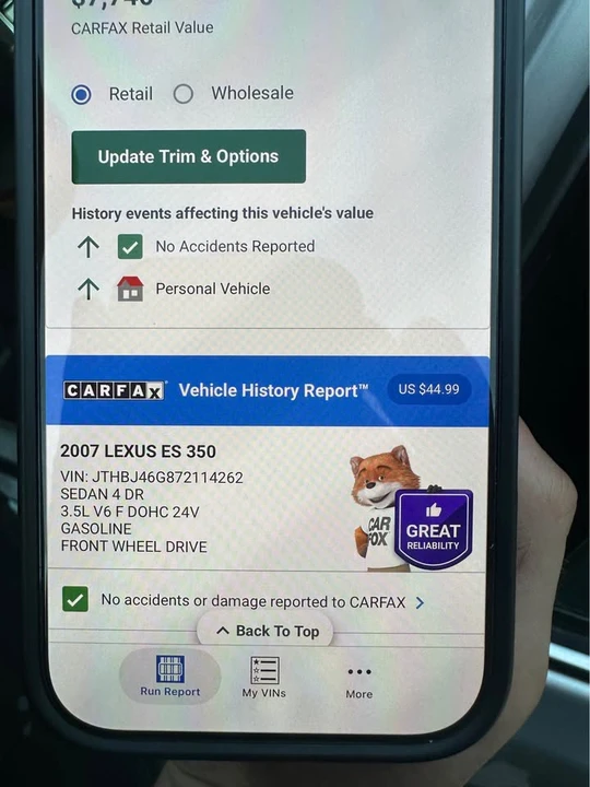 2007 Lexus ES 5th Gen - Image 11 of 11