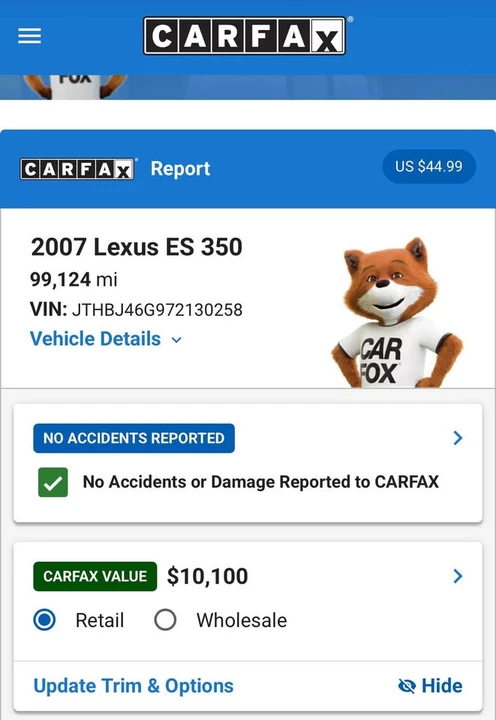 2007 Lexus ES 5th Gen - Image 13 of 13
