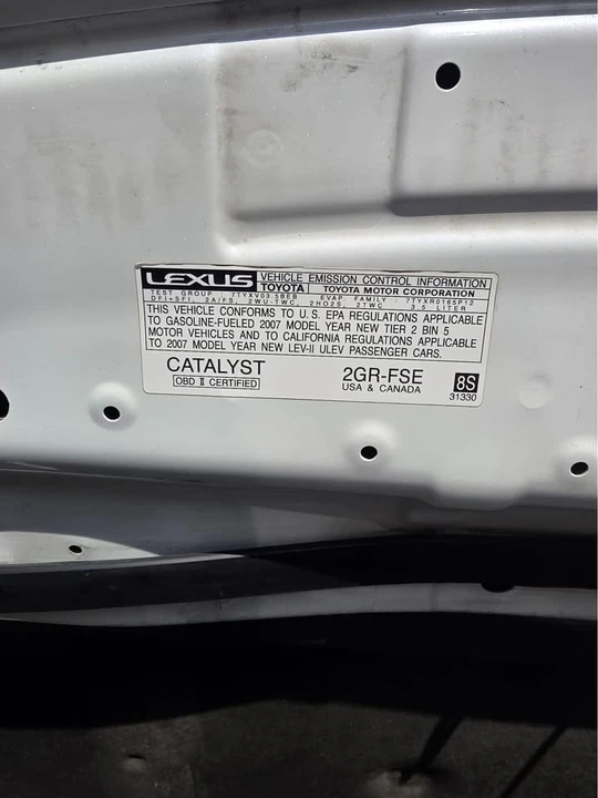 2007 Lexus GS 3rd Gen - Image 10 of 17
