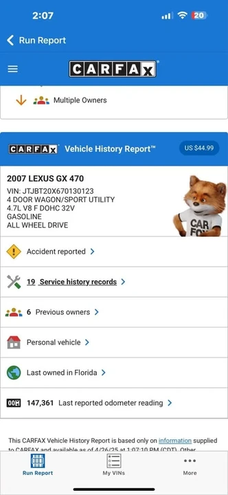 2007 Lexus GX 1st Gen - Image 12 of 13