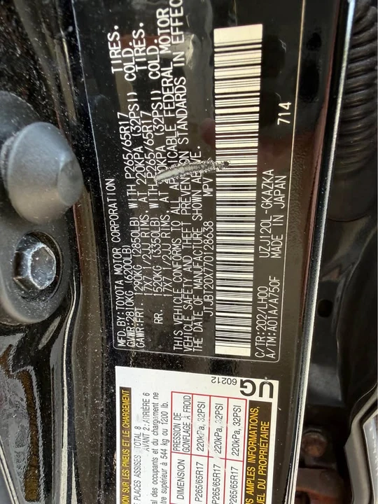 2007 Lexus GX 1st Gen - Image 17 of 20