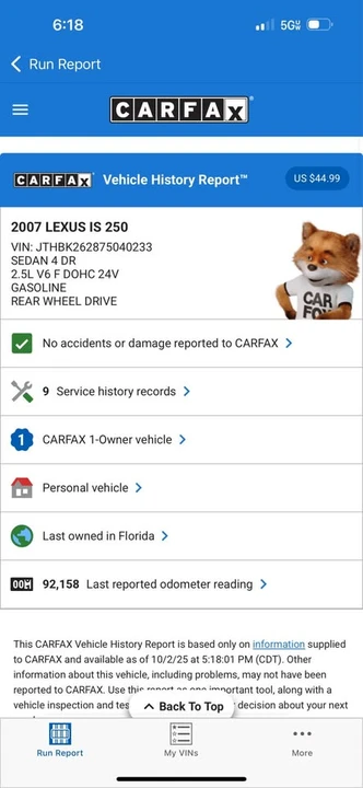 2007 Lexus IS 2nd Gen - Image 20 of 20