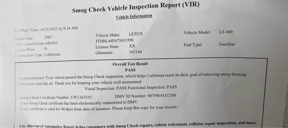 2007 Lexus LS 4th Gen - Image 9 of 9