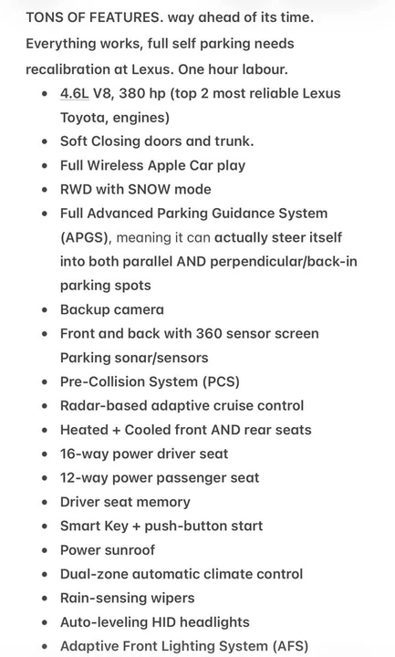 2007 Lexus LS 4th Gen - Image 13 of 14