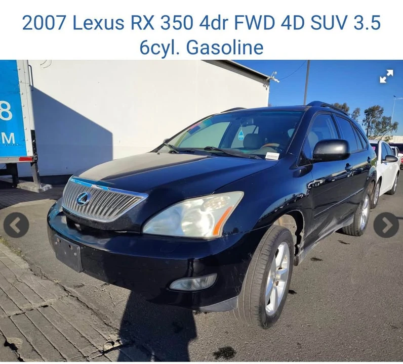 2007 Lexus RX 2nd Gen - Image 5 of 6