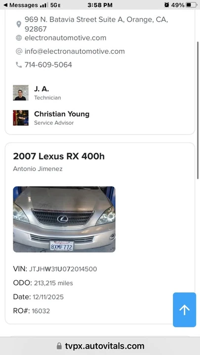 2007 Lexus RX 2nd Gen - Image 2 of 10