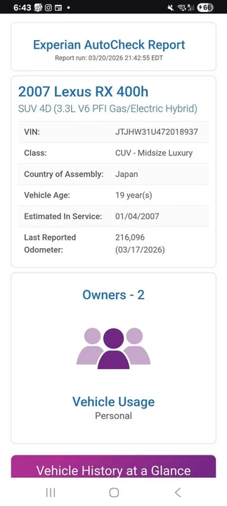 2007 Lexus RX 2nd Gen - Image 20 of 20