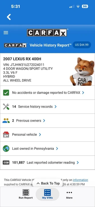 2007 Lexus RX 2nd Gen - Image 14 of 18