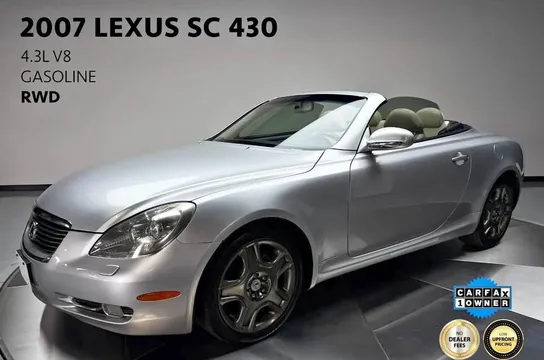 2007 Lexus SC 430 Convertible 2D