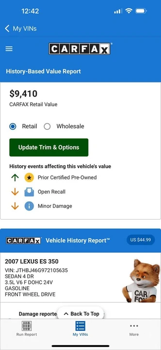 2007 Lexus ES 4th Gen - Image 10 of 11