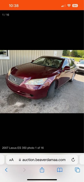 2007 Lexus ES 4th Gen - Image 7 of 9