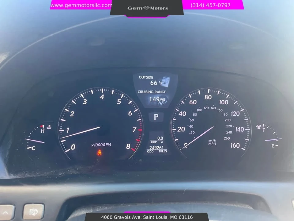 2007 Lexus LS 4th Gen - Image 9 of 19