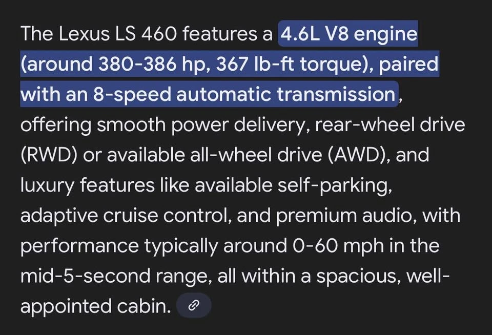 2007 Lexus LS 4th Gen - Image 8 of 9