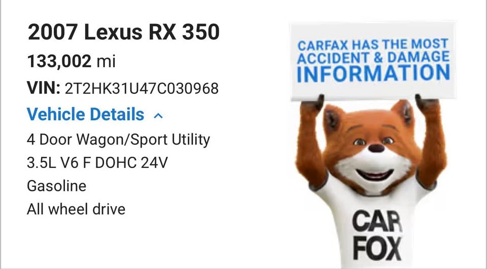 2007 Lexus RX 2nd Gen - Image 20 of 20