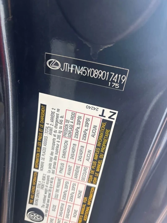 2007 Lexus SC430 - Image 15 of 16