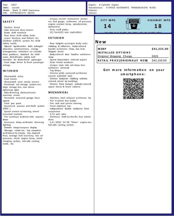 2007 Lincoln Mark LT - Image 13 of 13