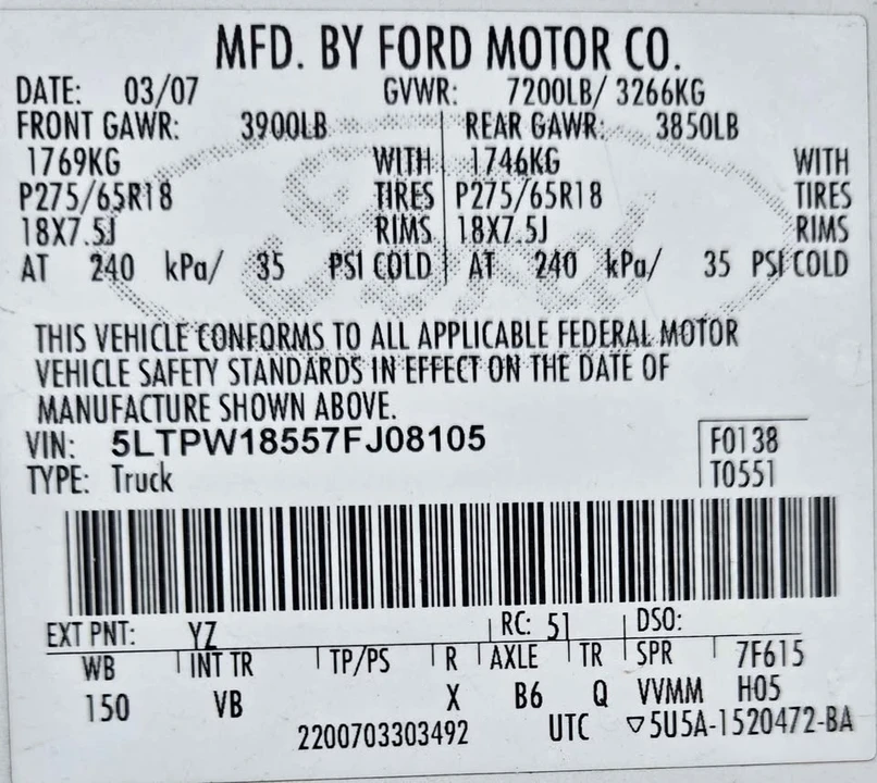 2007 Lincoln Mark LT - Image 12 of 13