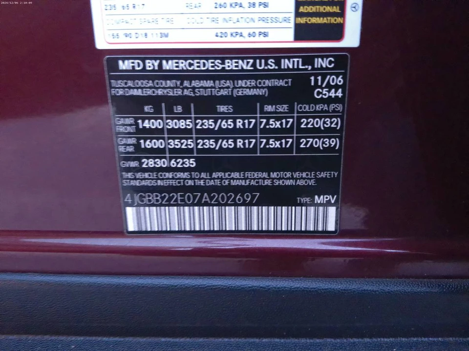 2007 Mercedes-Benz W164 M-Class - Image 18 of 19