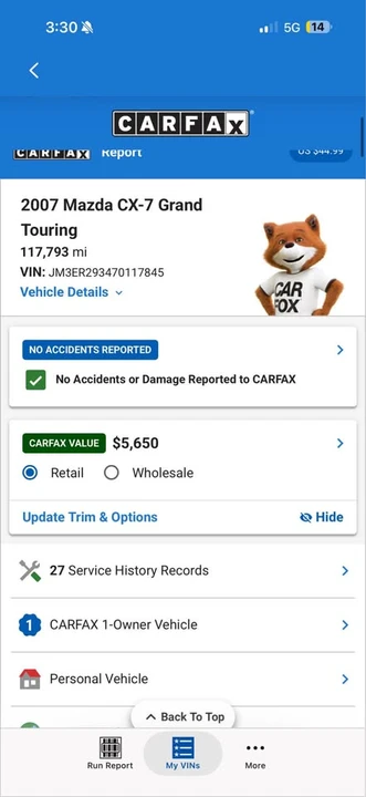 2007 Mazda CX-7 - Image 17 of 18