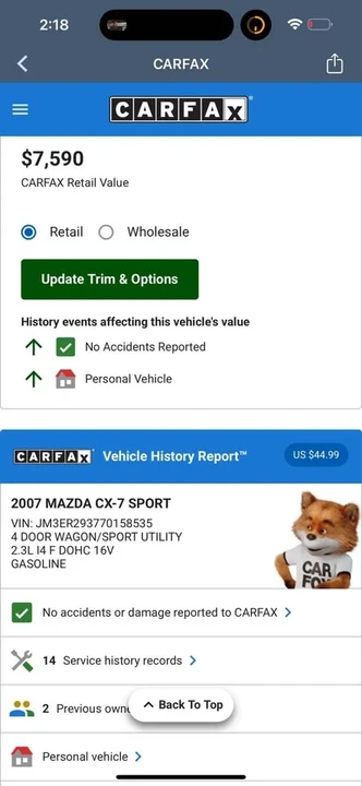 2007 Mazda CX-7 - Image 9 of 15
