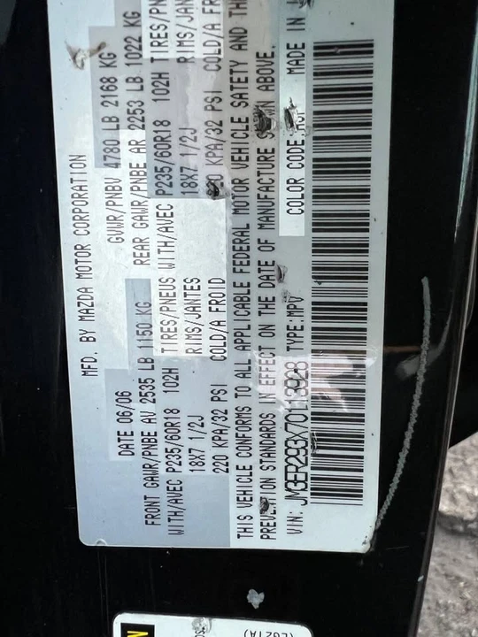 2007 Mazda CX-7 - Image 14 of 14