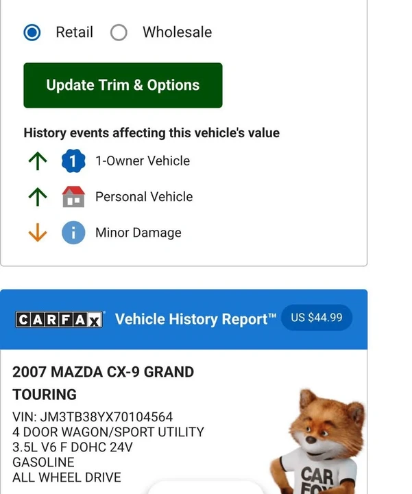 2007 Mazda CX-7 - Image 12 of 13