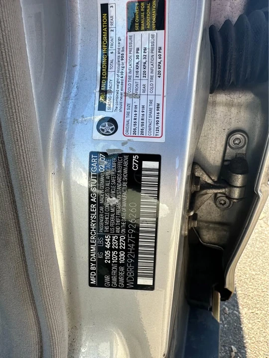 2007 Mercedes-Benz W203 C-Class - Image 16 of 17