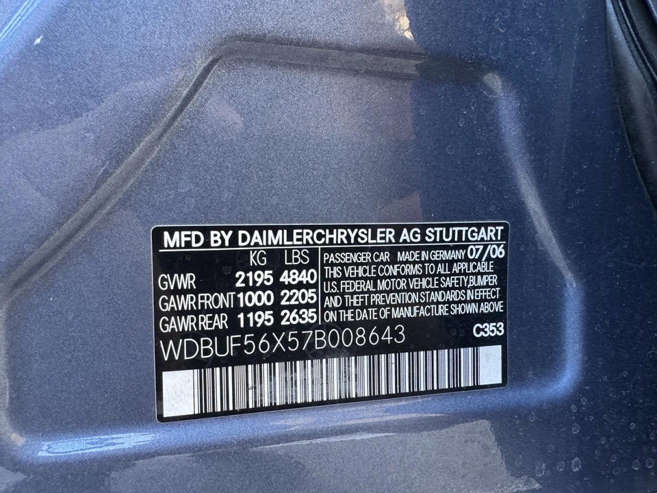 2007 Mercedes-Benz W211 E-Class - Image 19 of 19