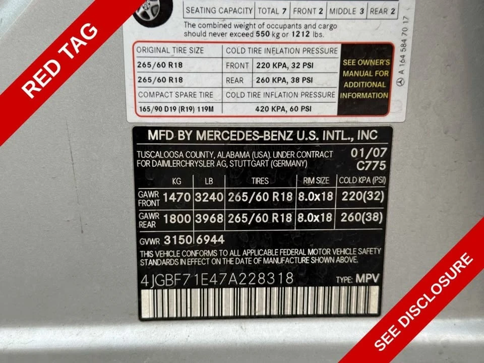 2007 Mercedes-Benz X164 GL-Class - Image 11 of 12