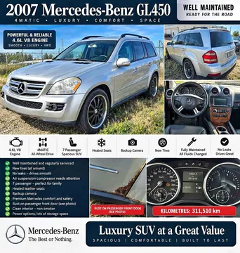 2007 Mercedes-Benz GL-Class GL450