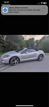 2007 Mitsubishi Eclipse GS Spyder Convertible 2D